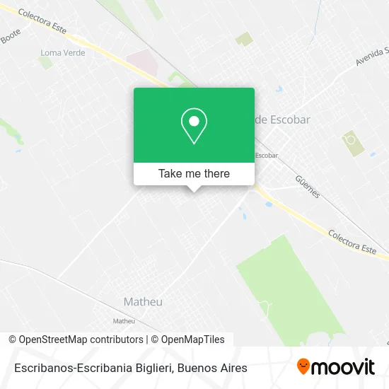 Escribanos-Escribania Biglieri map