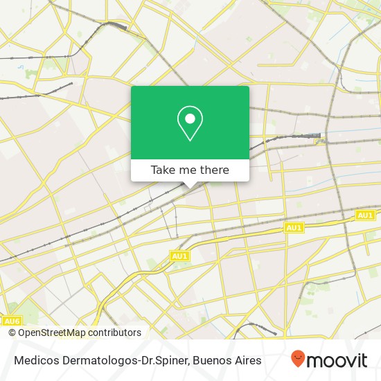 Medicos Dermatologos-Dr.Spiner map