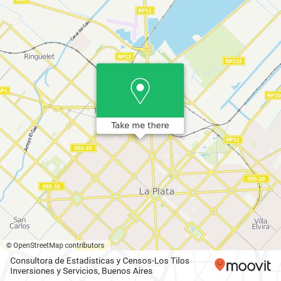 Consultora de Estadisticas y Censos-Los Tilos Inversiones y Servicios map