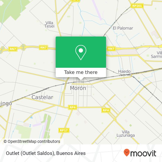 Outlet (Outlet Saldos) map