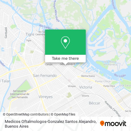 Medicos Oftalmologos-Gonzalez Santos Alejandro map