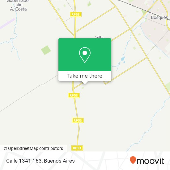 Calle 1341 163 map