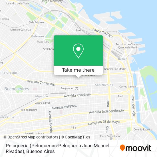 Peluquería (Peluquerias-Peluqueria Juan Manuel Rivadas) map