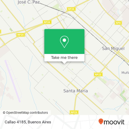 Callao 4185 map