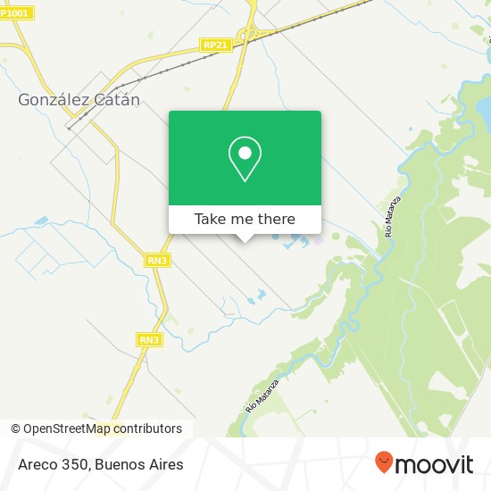 Areco 350 map