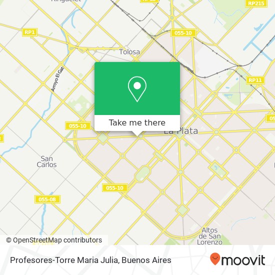 Mapa de Profesores-Torre Maria Julia