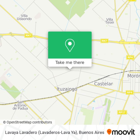 Mapa de Lavaya Lavadero (Lavaderos-Lava Ya)