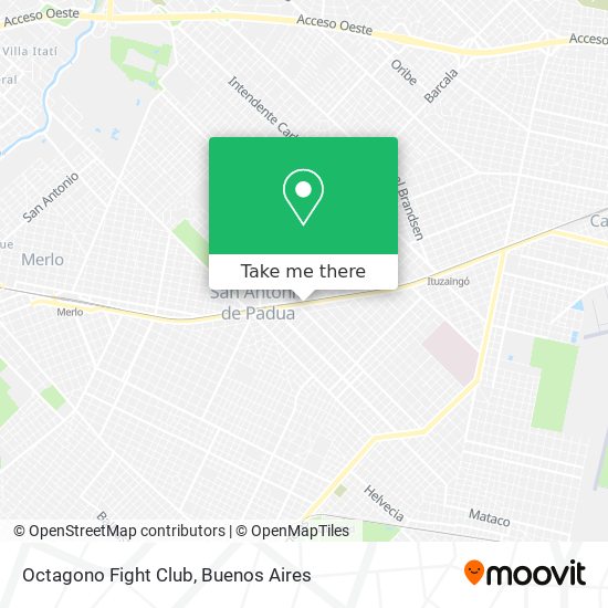 Mapa de Octagono Fight Club