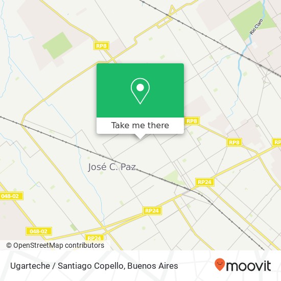 Ugarteche / Santiago Copello map