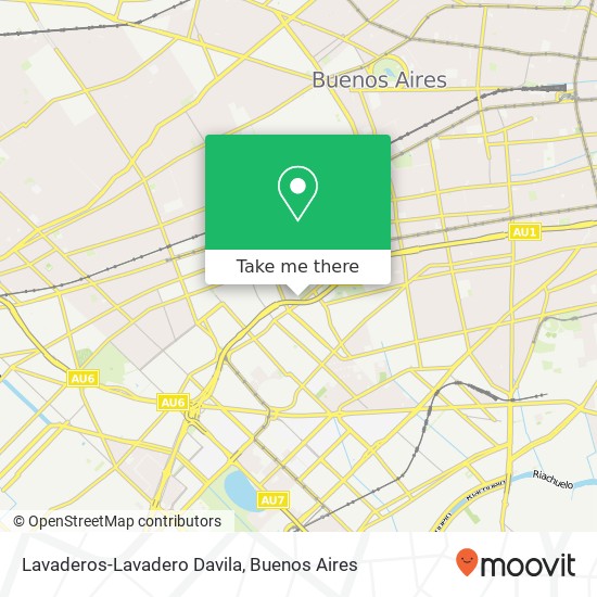 Lavaderos-Lavadero Davila map