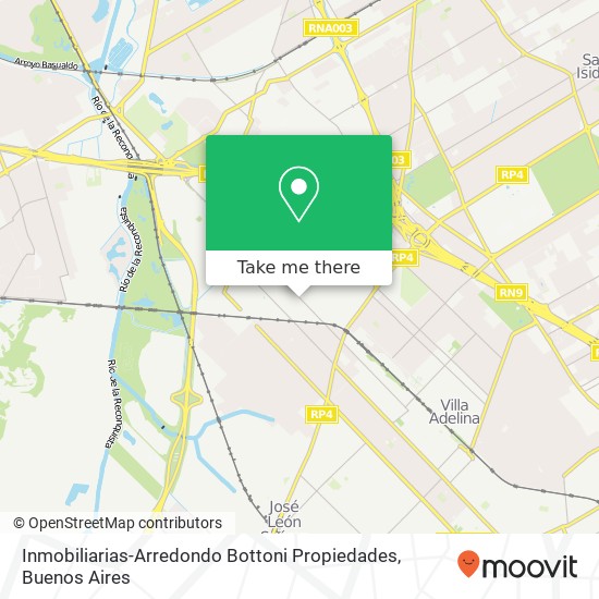 Inmobiliarias-Arredondo Bottoni Propiedades map