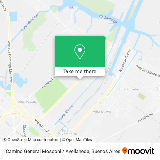 Camino General Mosconi / Avellaneda map