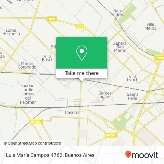 Mapa de Luis María Campos 4762