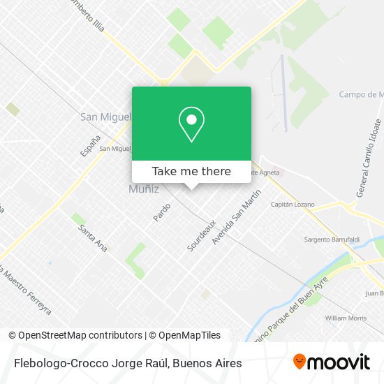 Flebologo-Crocco Jorge Raúl map