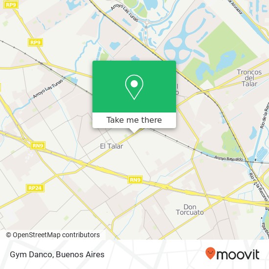 Mapa de Gym Danco