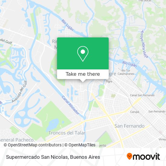 Supermercado San Nicolas map