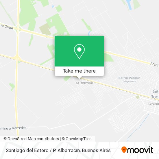 Mapa de Santiago del Estero / P. Albarracín