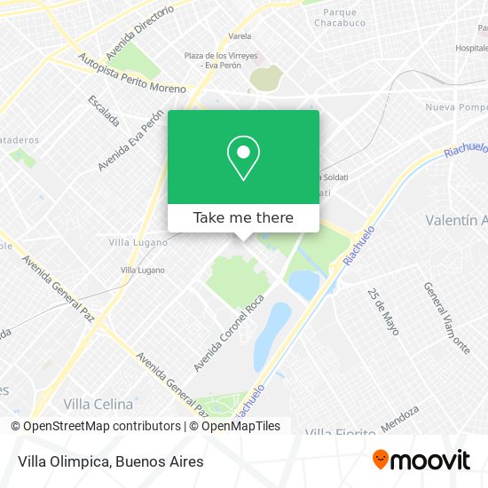 Villa Olimpica map