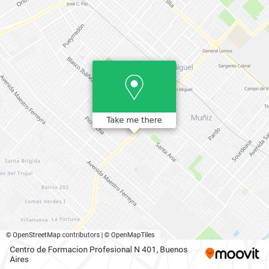 Centro de Formacion Profesional N 401 map