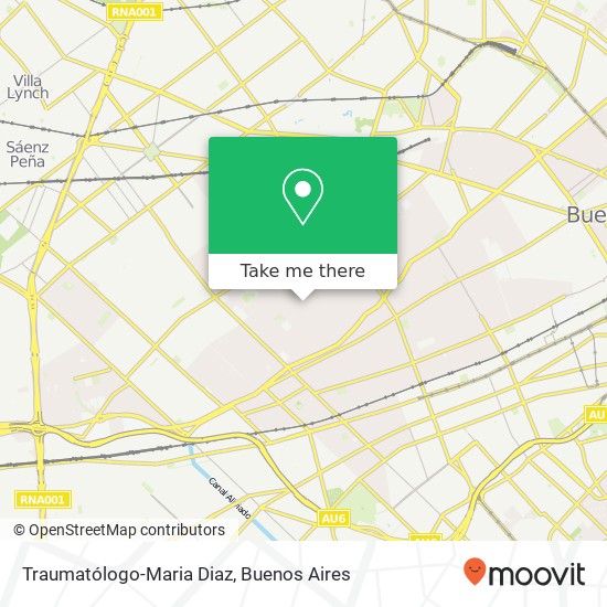 Traumatólogo-Maria Diaz map