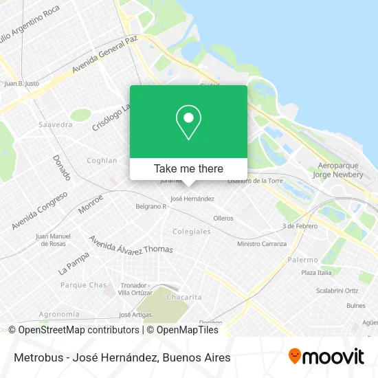Mapa de Metrobus - José Hernández