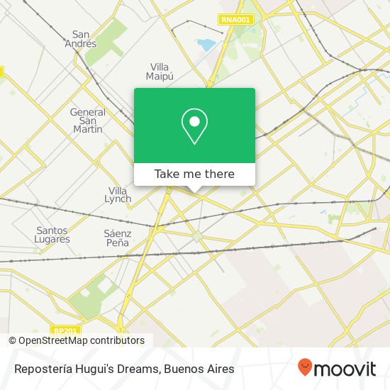 Repostería Hugui's Dreams map