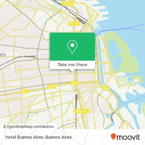 Hotel Buenos Aires map