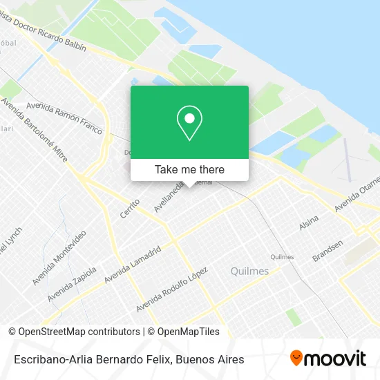 Mapa de Escribano-Arlia Bernardo Felix