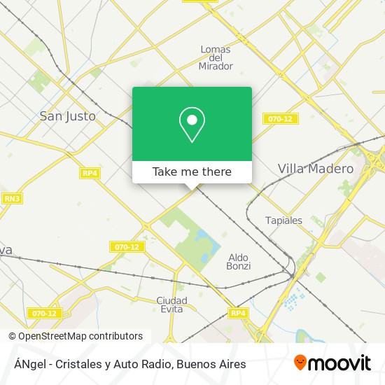 ÁNgel - Cristales y Auto Radio map