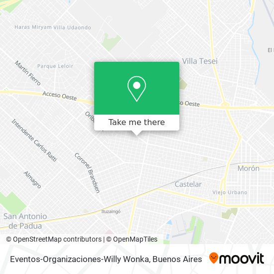 Eventos-Organizaciones-Willy Wonka map