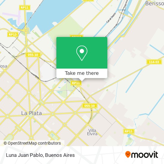 Luna Juan Pablo map