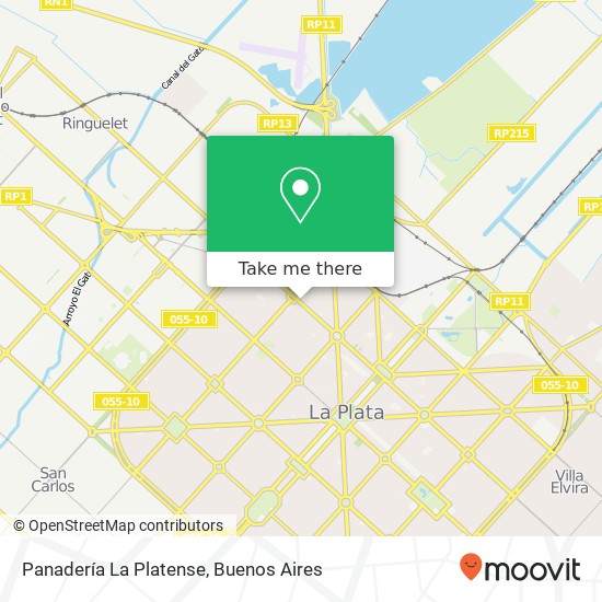 Panadería La Platense map