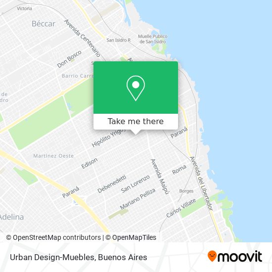 Urban Design-Muebles map