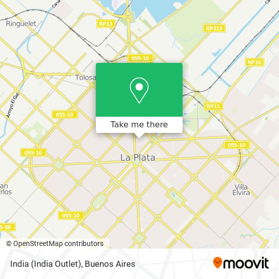 Mapa de India (India Outlet)