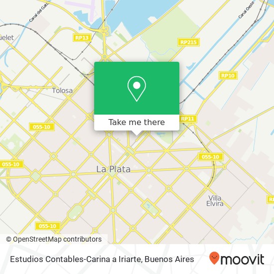 Estudios Contables-Carina a Iriarte map