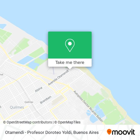 Otamendi - Profesor Doroteo Yoldi map