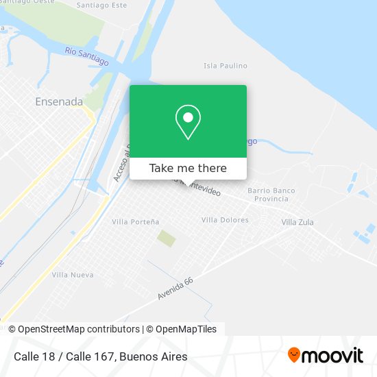 Calle 18 / Calle 167 map