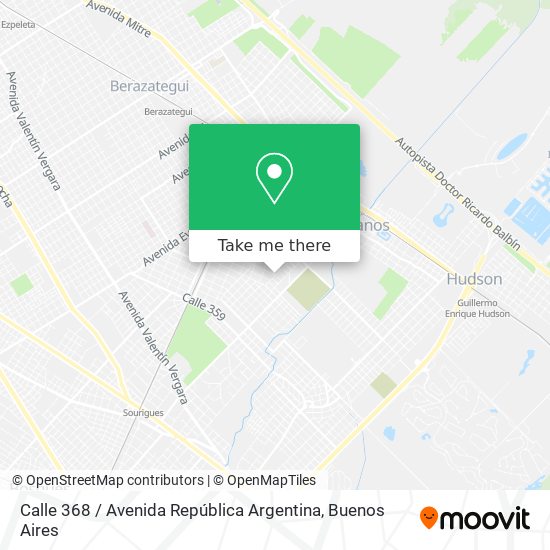 Calle 368 / Avenida República Argentina map