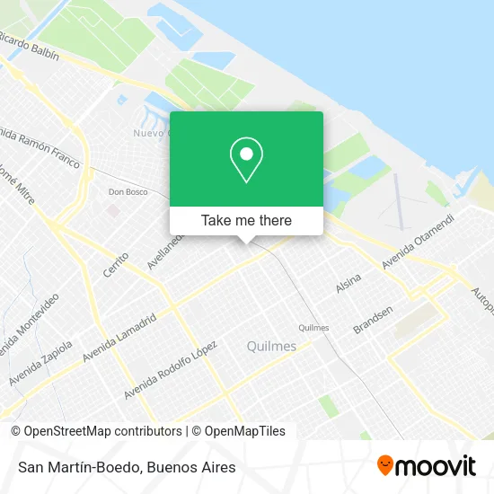 Mapa de San Martín-Boedo
