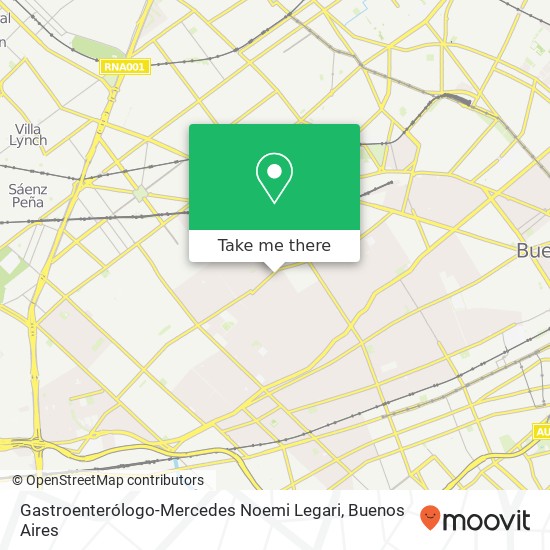 Gastroenterólogo-Mercedes Noemi Legari map