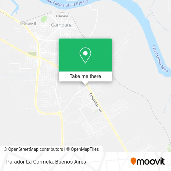 Parador La Carmela map