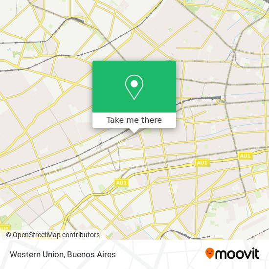 Western Union map