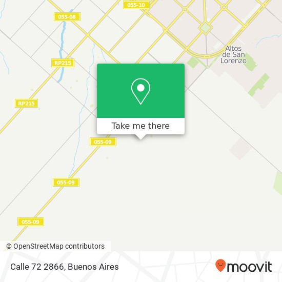 Calle 72 2866 map