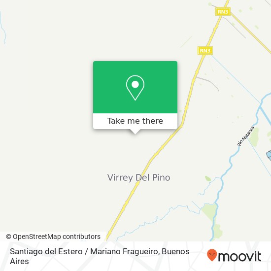 Mapa de Santiago del Estero / Mariano Fragueiro