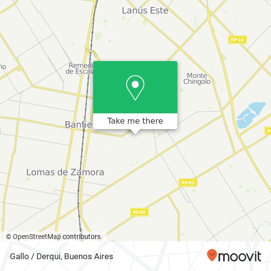 Gallo / Derqui map