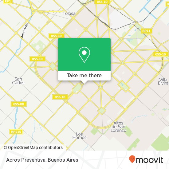 Acros Preventiva map