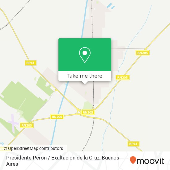 Presidente Perón / Exaltación de la Cruz map
