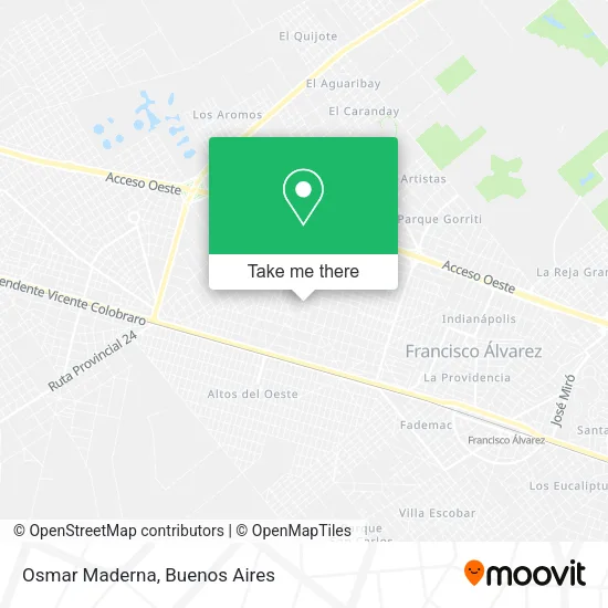 Mapa de Osmar Maderna