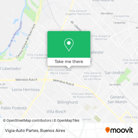 Vigia-Auto Partes map