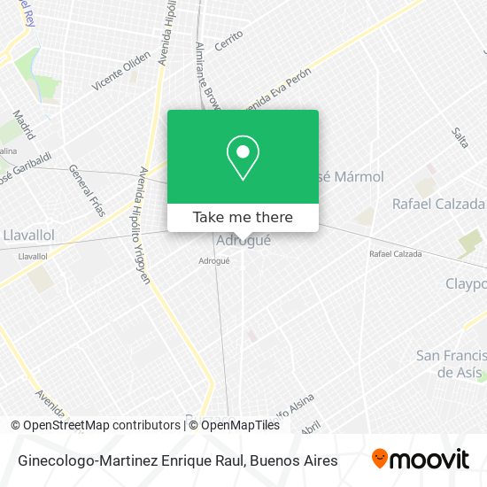 Ginecologo-Martinez Enrique Raul map
